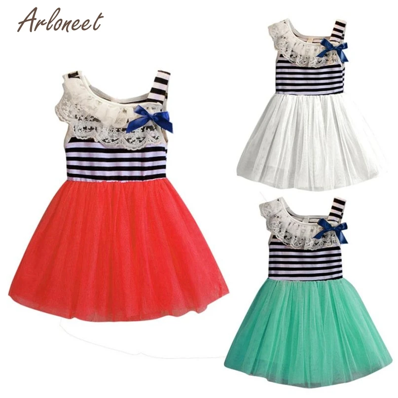 Arloneet 3 Colors Baby Dresses Lovely Baby Girls Striped Bowknot Sleeveless Princess Party Clothes 2017 Hot 2019 OB09
Arloneet 3 Colors Baby Dresses Lovely Baby Girls Striped Bowknot Sleeveless Princess Party Clothes 2017 Hot 2019 OB09