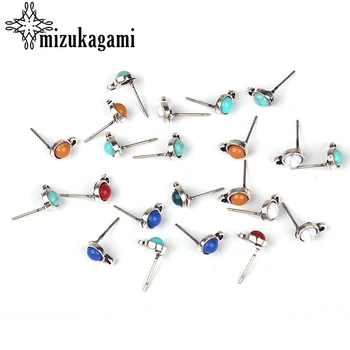 2018 New 10pcs/lot 6mm Exquisite Round Shape Earring Base Earring Connector For DIY Earrings Accessories
2018 New 10pcs/lot 6mm Exquisite Round Shape Earring Base Earring Connector For DIY Earrings Accessories