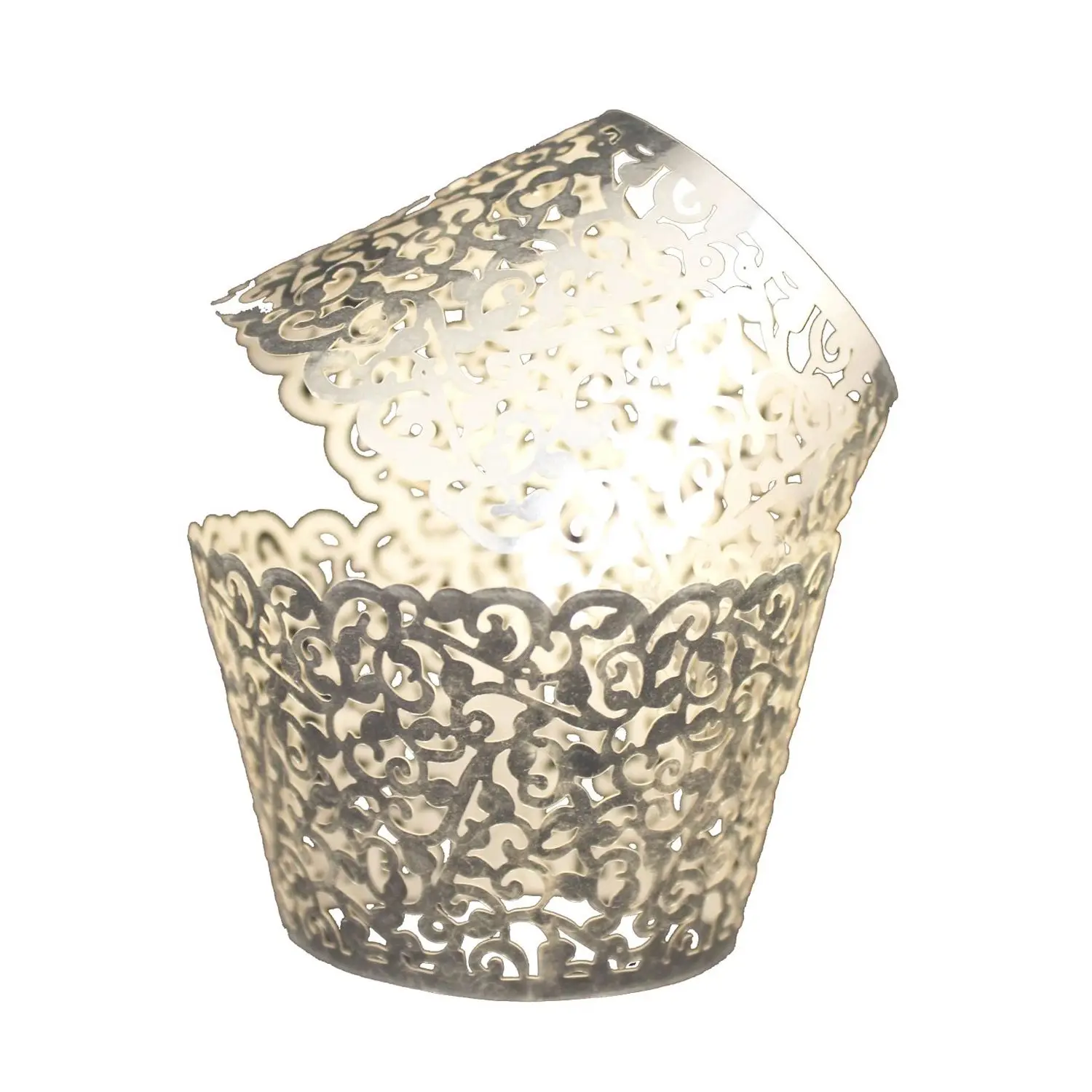 LHBL Vine Cupcake Holders Filigree Vine Designed Decor Wrapper Wraps Cupcake Muffin Paper Holders - 50pcs
LHBL Vine Cupcake Holders Filigree Vine Designed Decor Wrapper Wraps Cupcake Muffin Paper Holders - 50pcs
