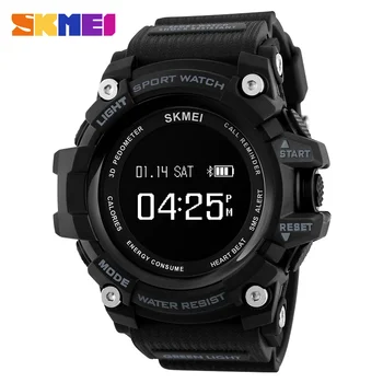 SKMEI Smartwatch Rechargeable Bluetooth Pedometer Calorie Heart Rate Military Sports Watches Men Digital Watch Men casual clock
SKMEI Smartwatch Rechargeable Bluetooth Pedometer Calorie Heart Rate Military Sports Watches Men Digital Watch Men casual clock
