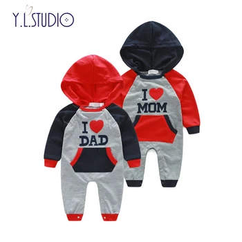 Baby Boy Spring Jumpsuit Full Sleeve Girl Stitch Romper 2018 New Hooded Overalls I Love Mom and Dad Print 2 Year Old Clothes
Baby Boy Spring Jumpsuit Full Sleeve Girl Stitch Romper 2018 New Hooded Overalls I Love Mom and Dad Print 2 Year Old Clothes