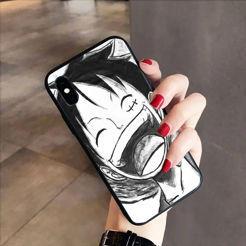 Japanese anime collage one piece luffy