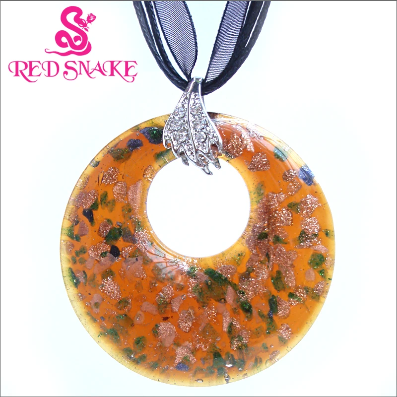 RED SNAKE Mother's Day Gift Fashion Jewelry toroidal with colors dots Murano Glass Pendant Necklace
RED SNAKE Mother's Day Gift Fashion Jewelry toroidal with colors dots Murano Glass Pendant Necklace