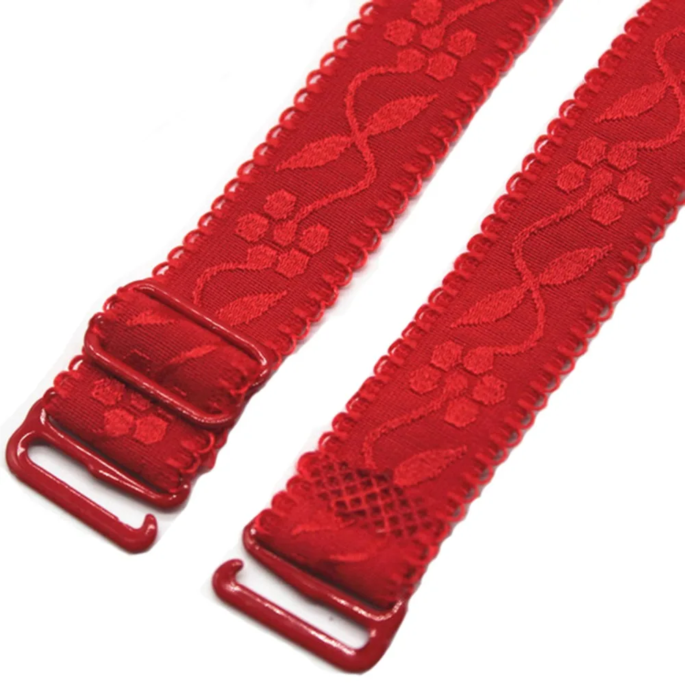 1 pair women 1.5cm width slip resistant bra straps adjustable elastic bra strap with metal clips
1 pair women 1.5cm width slip resistant bra straps adjustable elastic bra strap with metal clips