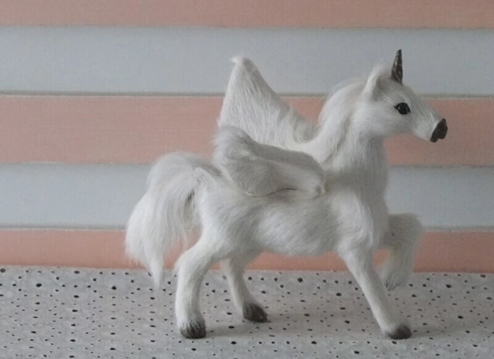 Детская плюшевая игрушечная лошадка BOLAFYNIA имитация Пегаса единорога ручная