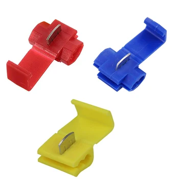 10PCS Red Blue Yellow Scotch Lock Quick Splice 22-18 18-14 12-10 AWG Wire Connector 801P3 802P3 805P3
10PCS Red Blue Yellow Scotch Lock Quick Splice 22-18 18-14 12-10 AWG Wire Connector 801P3 802P3 805P3