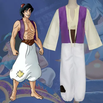 Anime Aladdin Lamp Prince Cosplay Costume Adult Halloween Party Costume for Men Aladdin Costumes Full Set
Anime Aladdin Lamp Prince Cosplay Costume Adult Halloween Party Costume for Men Aladdin Costumes Full Set