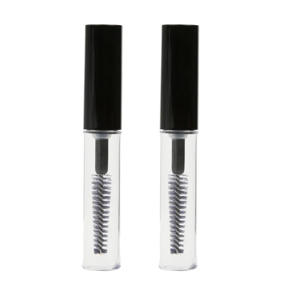 2pcs 4ML Empty Refillable Mascara Bottle with Eyelash Wand Applicator Cosmetic Makeup Sample Container Tubes New