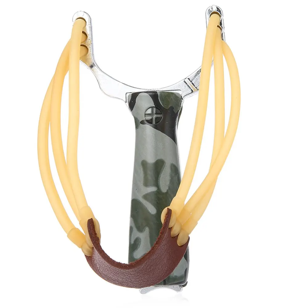 Hot Sale Powerful Aluminium Alloy Slingshot Rubber Sling Shot Catapult Camouflage Bow Catapult Outdoor Hunting Accessories
Hot Sale Powerful Aluminium Alloy Slingshot Rubber Sling Shot Catapult Camouflage Bow Catapult Outdoor Hunting Accessories