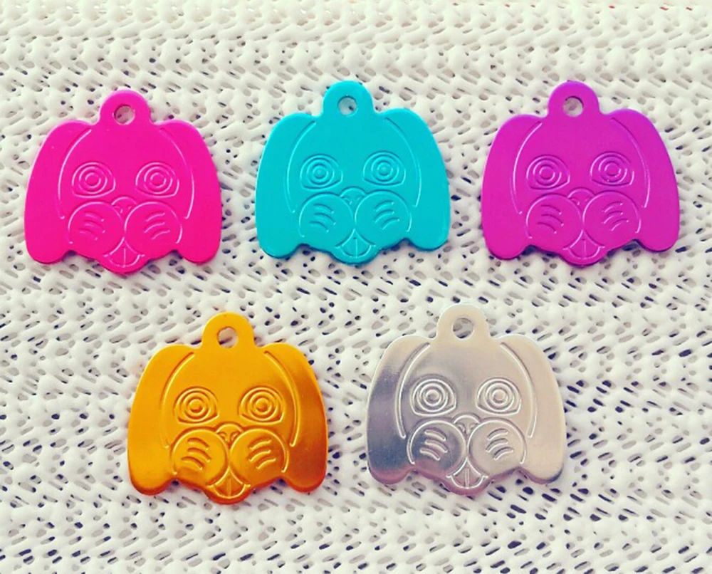 1000 pcs/lot Aluminium Dog Face Tags Pets Personalised for Dog, Cat, Pet, Puppy Kitten Collar Tag
1000 pcs/lot Aluminium Dog Face Tags Pets Personalised for Dog, Cat, Pet, Puppy Kitten Collar Tag