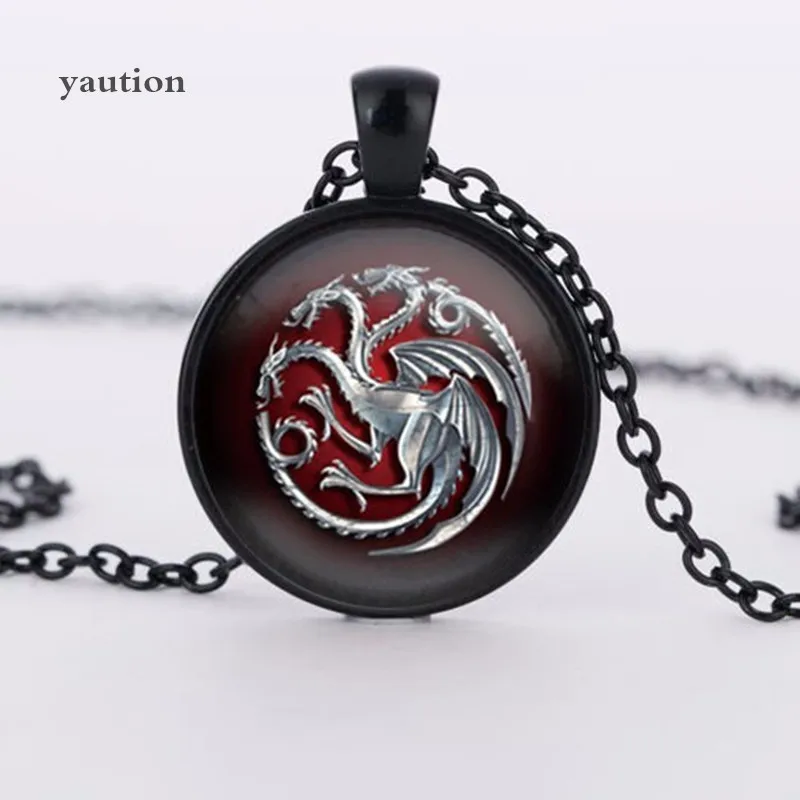 3 colors glass pendant Game of Throne famille Targaryen glass movie choker necklace bijoux summer style Vintage movie jewelry
3 colors glass pendant Game of Throne famille Targaryen glass movie choker necklace bijoux summer style Vintage movie jewelry
