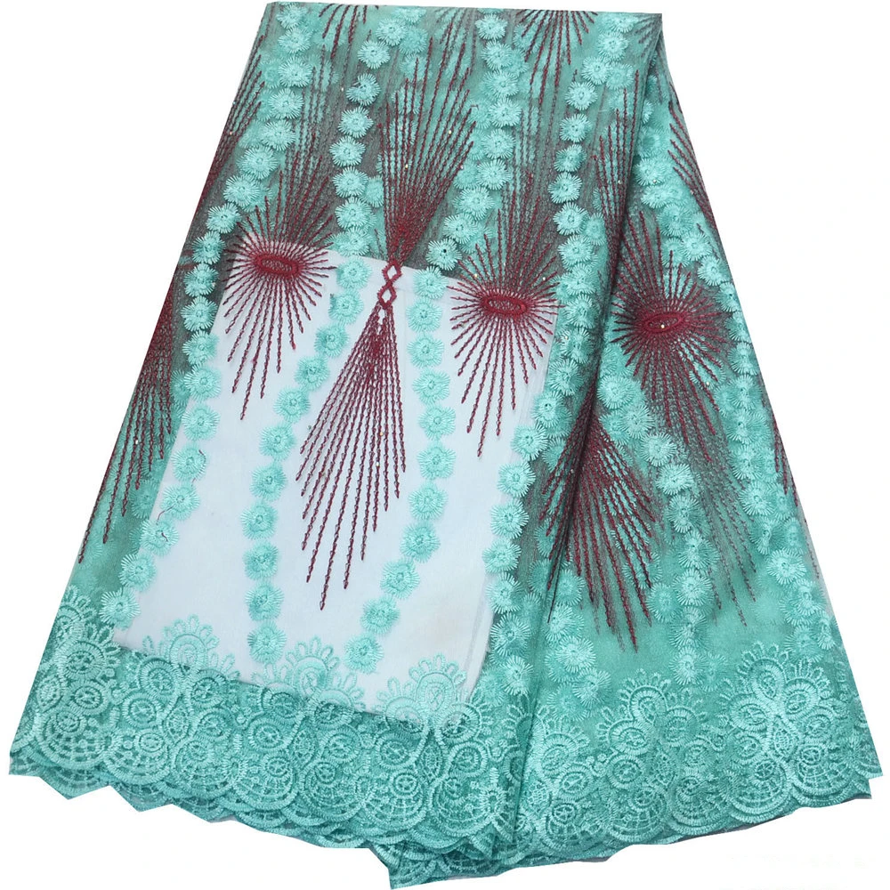 Nigerian Lace Fabrics 2019 High Quality French Lace mint Tulle Lace Fabric For Dress 5Yards
Nigerian Lace Fabrics 2019 High Quality French Lace mint Tulle Lace Fabric For Dress 5Yards