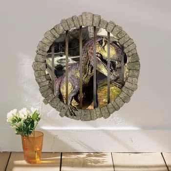 % World Park Dinosaurs Wall Stickers for Kids Rooms Boy room Decoration 3d window effect Wall Decals Poster Wall paper mural
% World Park Dinosaurs Wall Stickers for Kids Rooms Boy room Decoration 3d window effect Wall Decals Poster Wall paper mural