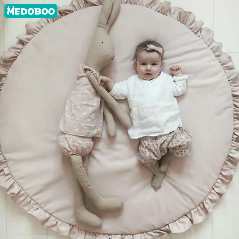 Medoboo Newborn Baby Game Mat Pad Blanket Solid Color Children Baby Play Crawling Mats Kids Game Rugs Round Floor Carpet 35
Medoboo Newborn Baby Game Mat Pad Blanket Solid Color Children Baby Play Crawling Mats Kids Game Rugs Round Floor Carpet 35