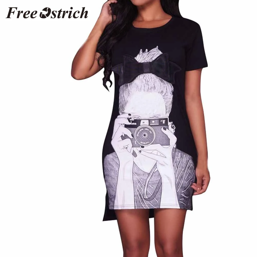 Free Ostrich Dress Hot Sales Womens Short Sleeve Printing Casual Mini Dress Fashion Dress Straight Daily Wearing T-shirt Dress
Free Ostrich Dress Hot Sales Womens Short Sleeve Printing Casual Mini Dress Fashion Dress Straight Daily Wearing T-shirt Dress