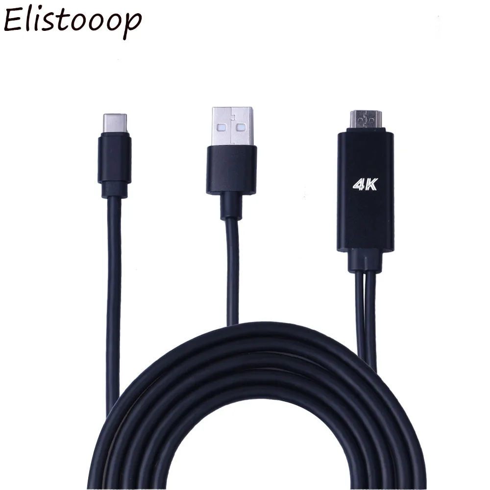 4K*2K HD USB-C Type C To HDMI Cable USB Video Audio Charging Adapter Cable For Samsung Galaxy Note 8 LG G6 G5 V20 Huawei P9
4K*2K HD USB-C Type C To HDMI Cable USB Video Audio Charging Adapter Cable For Samsung Galaxy Note 8 LG G6 G5 V20 Huawei P9