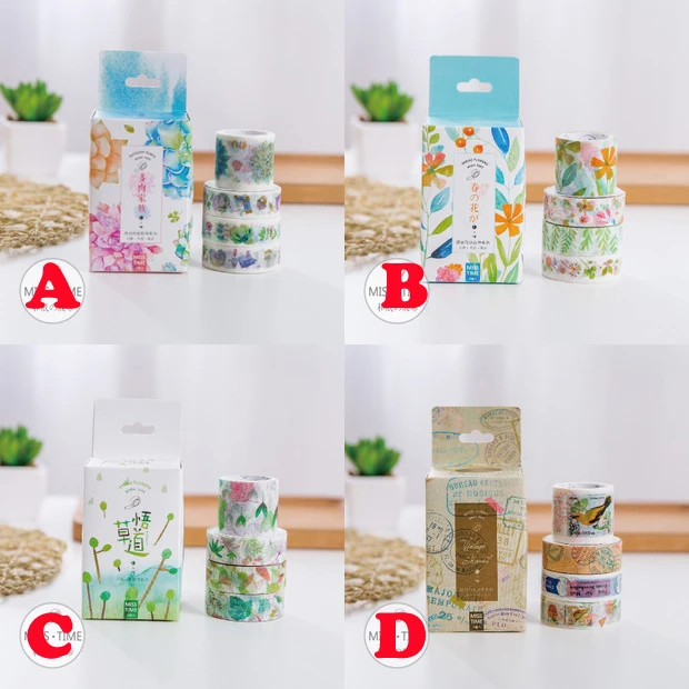 4Rolls/set washi tape with color box/15mm*3m*3pcs and 30mm*3m*1pc flower life masking japan washi tape
4Rolls/set washi tape with color box/15mm*3m*3pcs and 30mm*3m*1pc flower life masking japan washi tape