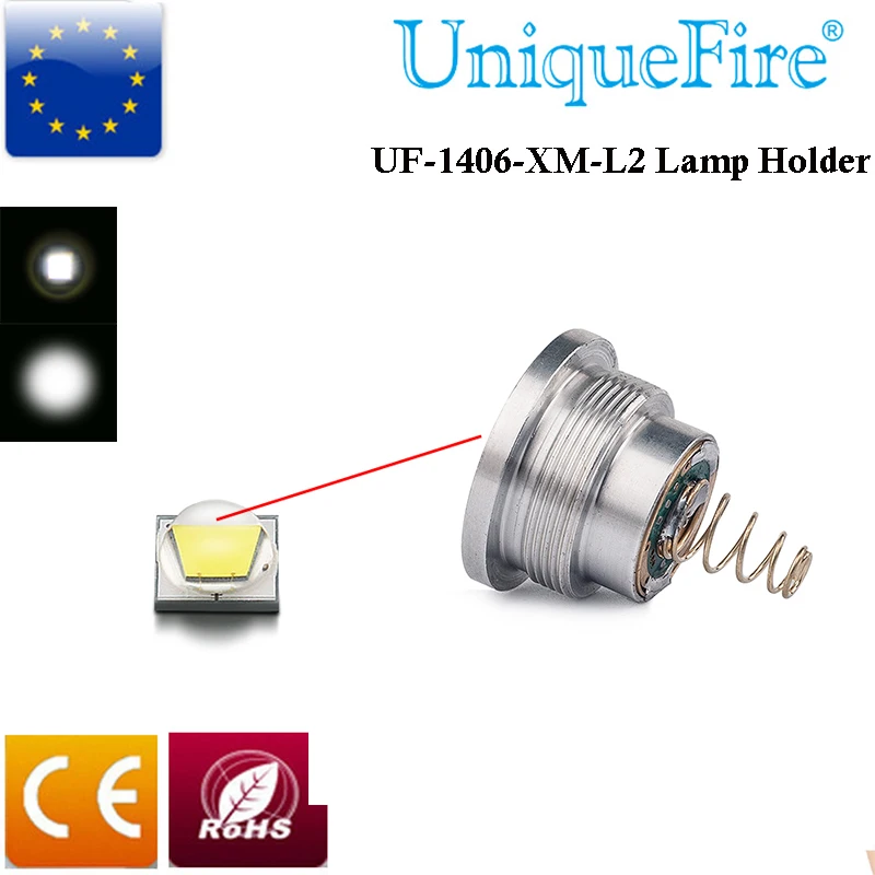 UniqueFire Import XM-L2 LED Drop in Pill Head Module 5mode Driver Lamp Holder for UF-1406 T50 Focusable Flashlight Torch
UniqueFire Import XM-L2 LED Drop in Pill Head Module 5mode Driver Lamp Holder for UF-1406 T50 Focusable Flashlight Torch