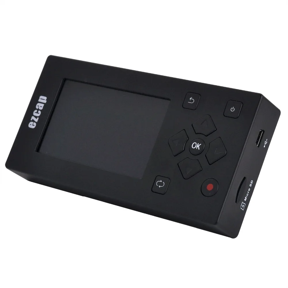 EZCAP CVBS Аудио Видео записывающая коробка конвертер AV рекордер VHS VCR DVD DVR игровой