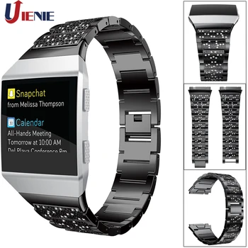 Watchband Wrist Strap for Fitbit Ionic Smart Watch Bracelet Band Stainless Steel Rhinestone Crystal Watch Band Wristband Strap
Watchband Wrist Strap for Fitbit Ionic Smart Watch Bracelet Band Stainless Steel Rhinestone Crystal Watch Band Wristband Strap