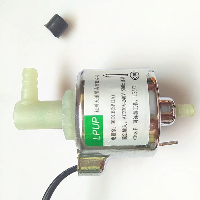 Miniature solenoid pump water heaters, small heaters dedicated solenoid pump model 30DCB (SP-12A) power AC220-240V- 50HZ 16W
Miniature solenoid pump water heaters, small heaters dedicated solenoid pump model 30DCB (SP-12A) power AC220-240V- 50HZ 16W