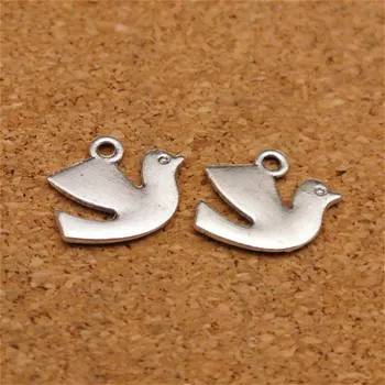 200pcs Fashion pigeon bird charms pendant antique silver Jewelry Making earrings bracelet necklace keychain DIY16*13mm
200pcs Fashion pigeon bird charms pendant antique silver Jewelry Making earrings bracelet necklace keychain DIY16*13mm