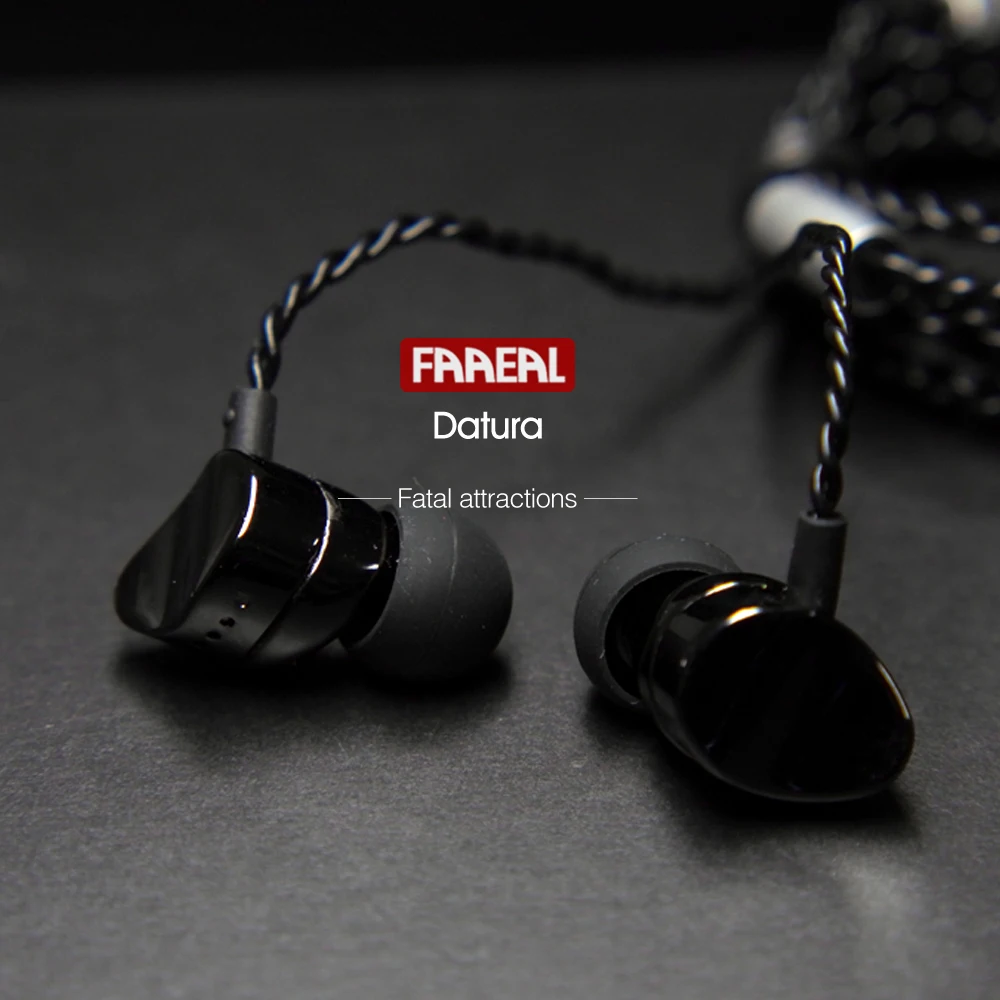 Новые FAAEAL Datura металлические наушники в ухо аудио мониторы шумоизоляция HiFi музыка