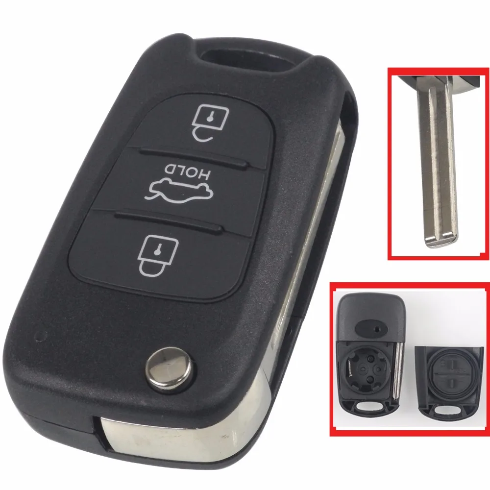 Jingyuqin 3 Buttons Flip Folding Remote Key Case Shell for HYUNDAI I30 IX35 For Kia K2 K5 Car Keys Blank Case Cover Car-styling
Jingyuqin 3 Buttons Flip Folding Remote Key Case Shell for HYUNDAI I30 IX35 For Kia K2 K5 Car Keys Blank Case Cover Car-styling
