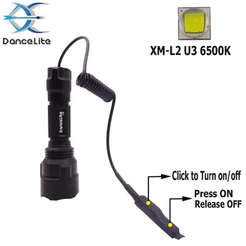 Special For Hunting DanceLite C8 XM-L2 U3 1MODE(on/off) LED Hunting Flashlight Torch Lantern + Dual Mode Remote Switch
Special For Hunting DanceLite C8 XM-L2 U3 1MODE(on/off) LED Hunting Flashlight Torch Lantern + Dual Mode Remote Switch