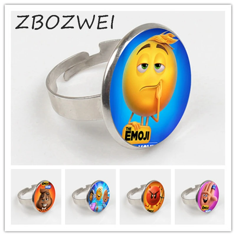ZBOZWEI 2018 Vintage Color Silver Emoji Jewelry Ring Women Accessories Fashion Emoticons Glass Cabochon Ring Jewelry Fins
ZBOZWEI 2018 Vintage Color Silver Emoji Jewelry Ring Women Accessories Fashion Emoticons Glass Cabochon Ring Jewelry Fins