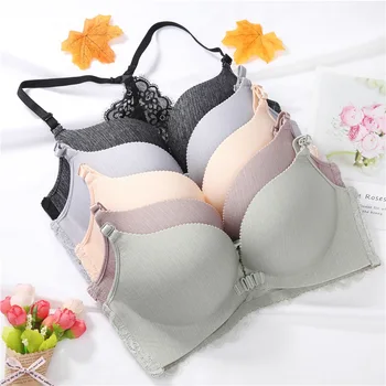 Women Seamless Sexy Front Closure Bra Girls's Push Up Underwear Lace Back Underwire Bra
Women Seamless Sexy Front Closure Bra Girls's Push Up Underwear Lace Back Underwire Bra