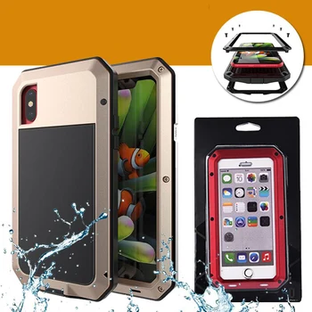 20pcs Armor Metal Defender Case For iPhone XS Max XR X 8 7 6S Plus Aluminum Silicone+PC Heavy Duty Shockproof Protection Cover
20pcs Armor Metal Defender Case For iPhone XS Max XR X 8 7 6S Plus Aluminum Silicone+PC Heavy Duty Shockproof Protection Cover