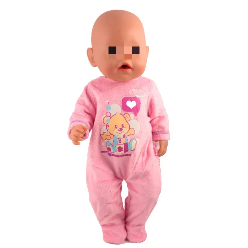 Doll Jump Suits Clothes For Dolls Fit 43cm Baby Doll Pink Bear Heart jumpsuit for 17inch Doll Best Girl Gift
Doll Jump Suits Clothes For Dolls Fit 43cm Baby Doll Pink Bear Heart jumpsuit for 17inch Doll Best Girl Gift