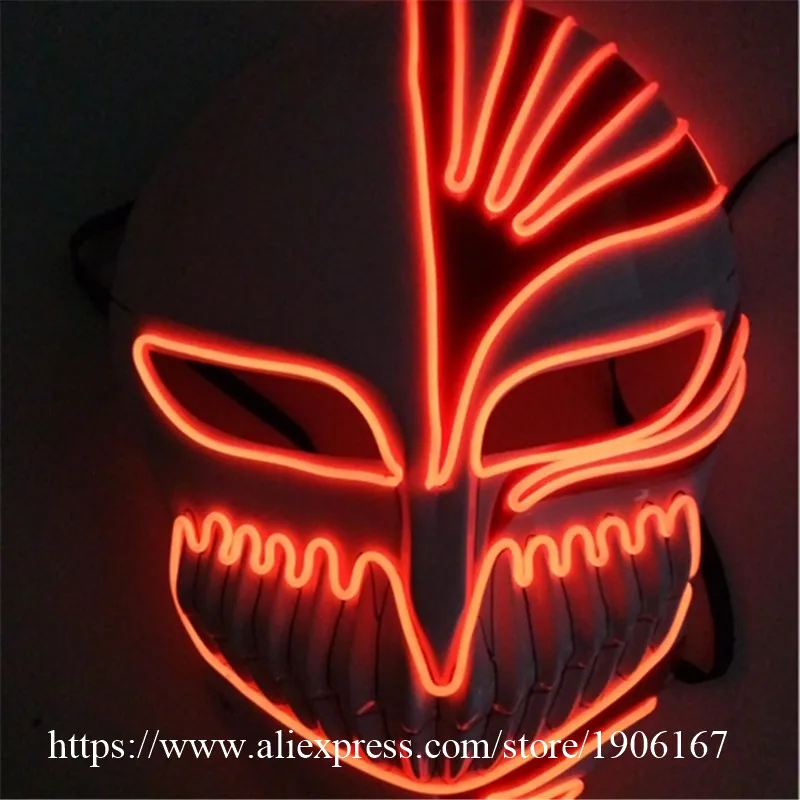 New Design Colorful EL Wire Luminous Death Mask Led Illuminate Flashing Halloween Masquerade Party Masks Performance Dancewear
New Design Colorful EL Wire Luminous Death Mask Led Illuminate Flashing Halloween Masquerade Party Masks Performance Dancewear