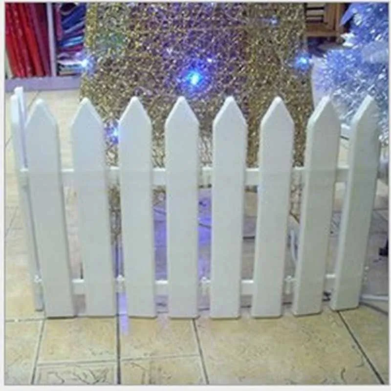 5PCS Merry Christmas Plastic Garden Fence Home Decor Happy Birthday Gift White Fence For Christmas Tree Decorations Navidad 2018
5PCS Merry Christmas Plastic Garden Fence Home Decor Happy Birthday Gift White Fence For Christmas Tree Decorations Navidad 2018