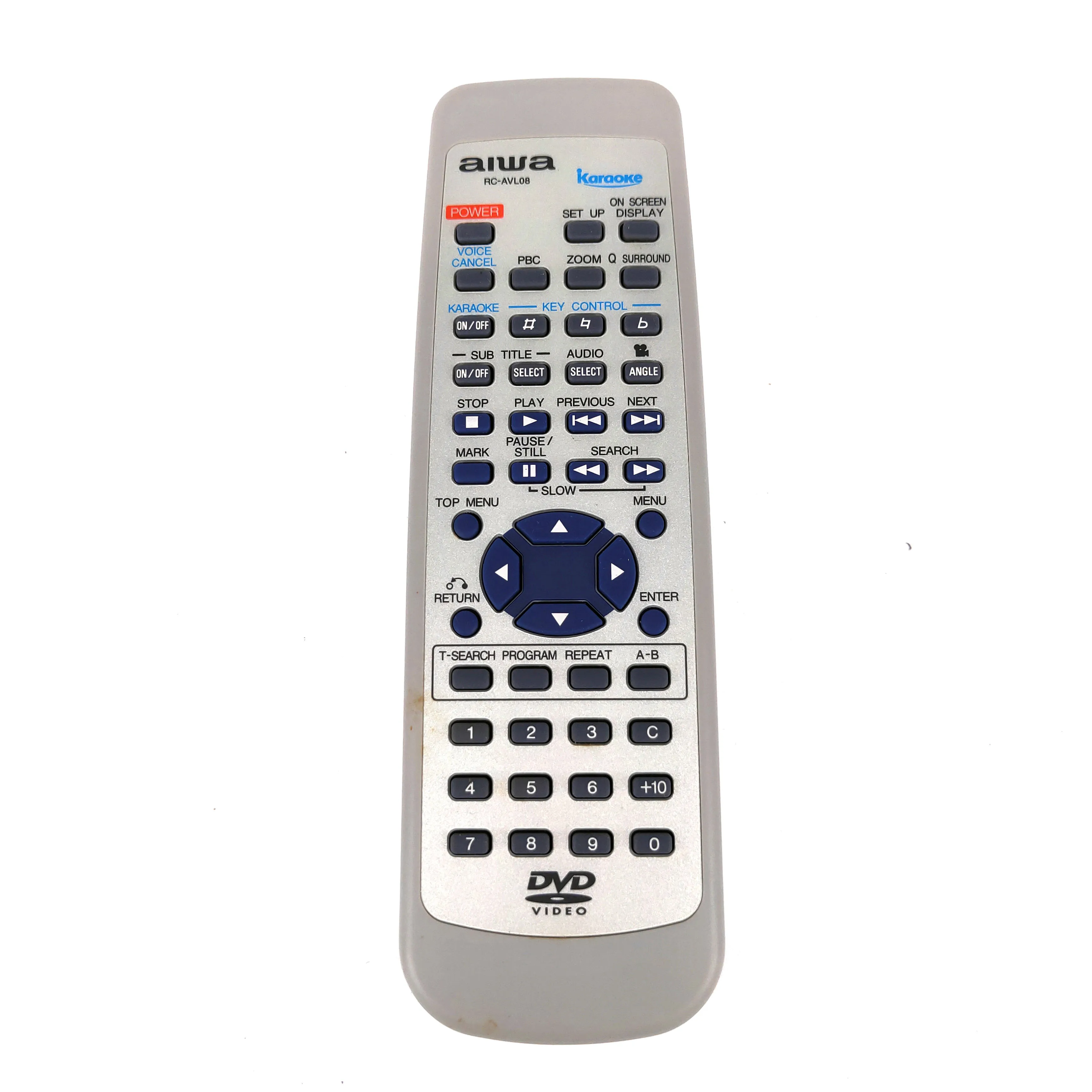 NEW Original RC-AVL08 for AIWA Karaoke DVD Player System Remote Control DVD VIDEO Fernbedienung
NEW Original RC-AVL08 for AIWA Karaoke DVD Player System Remote Control DVD VIDEO Fernbedienung