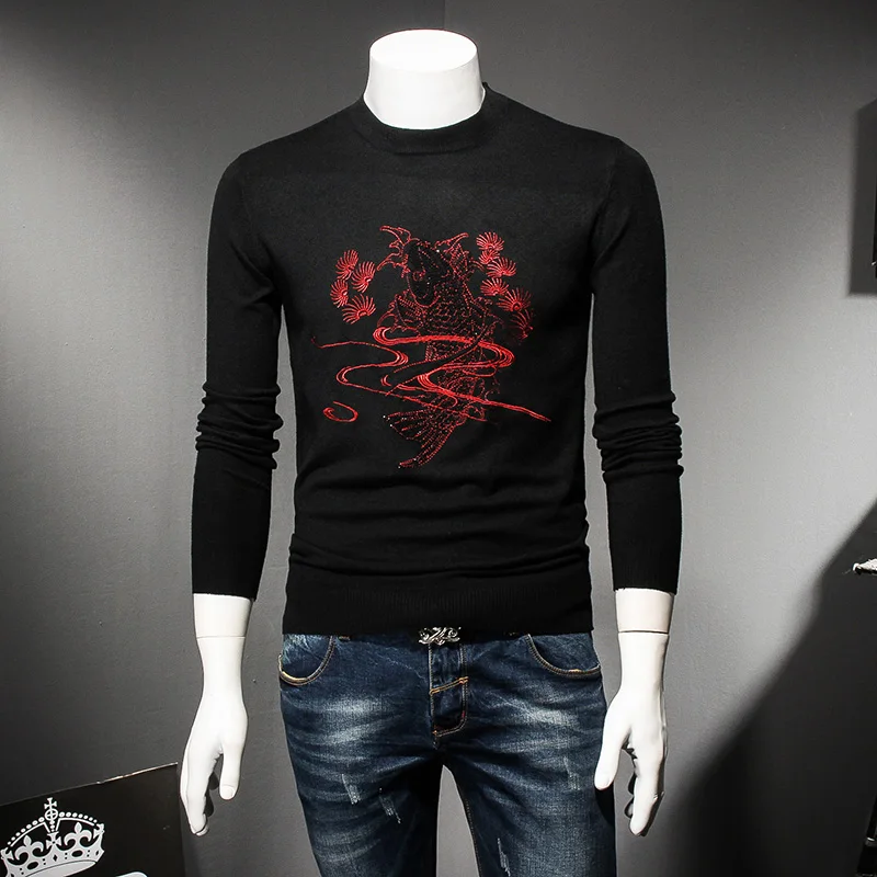 2019 New Knitted Jumpers Men Sweater High Quality Slim Fit Long Sleeve Pullover Men Round Collar Casual Pull Homme Knitwear 4XL
2019 New Knitted Jumpers Men Sweater High Quality Slim Fit Long Sleeve Pullover Men Round Collar Casual Pull Homme Knitwear 4XL