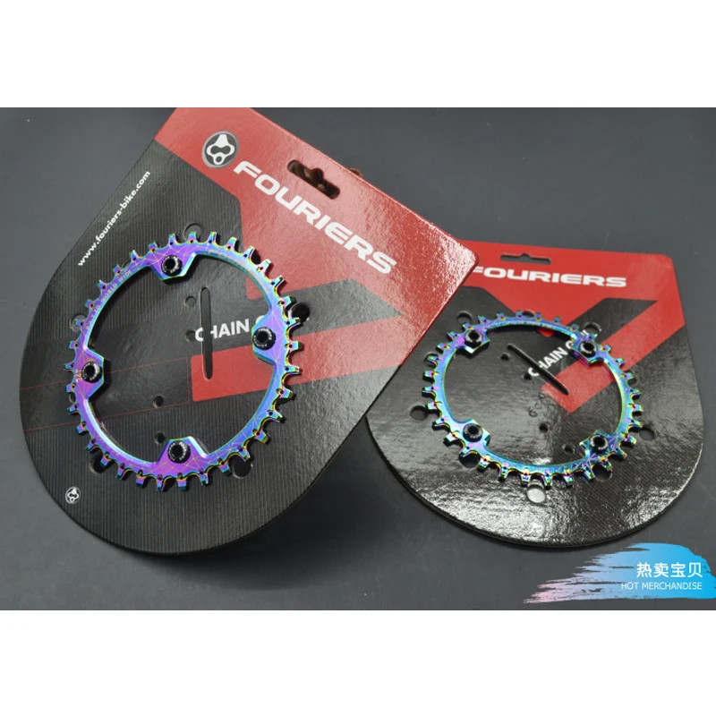 FOURIERS Hascrome Titanium Galvanized Mountain Bicycle Bike Chainwheel Crankset 32t 34t Chainring Aluminum BCD 104 Hollow Repair
FOURIERS Hascrome Titanium Galvanized Mountain Bicycle Bike Chainwheel Crankset 32t 34t Chainring Aluminum BCD 104 Hollow Repair
