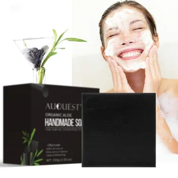 100g Face Bamboo Charcoal Handmade Essential Oil Soap Oil-Control Remove Blackheads Shrinking Pores Soap
100g Face Bamboo Charcoal Handmade Essential Oil Soap Oil-Control Remove Blackheads Shrinking Pores Soap