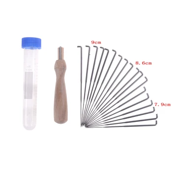 18PCS Wooden Handle Wool Felting Tools 3sizes Felting Needles Holder Outfit Slim Felt DIY Package
18PCS Wooden Handle Wool Felting Tools 3sizes Felting Needles Holder Outfit Slim Felt DIY Package