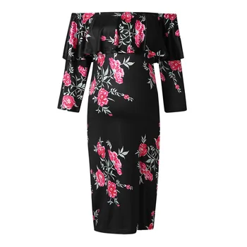 Women Maternity Elegant Dresses Floral Print Full Sleeve Dress Robe Grossesse Photography Props Soft Clothes For Pregnant Women
Women Maternity Elegant Dresses Floral Print Full Sleeve Dress Robe Grossesse Photography Props Soft Clothes For Pregnant Women