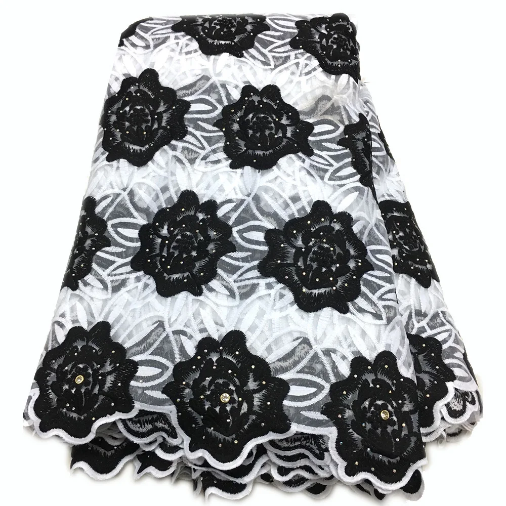 White and black lace fabrics high quality tulle African lace fabric with stones nigerian lace fabrics for party wedding dress
White and black lace fabrics high quality tulle African lace fabric with stones nigerian lace fabrics for party wedding dress
