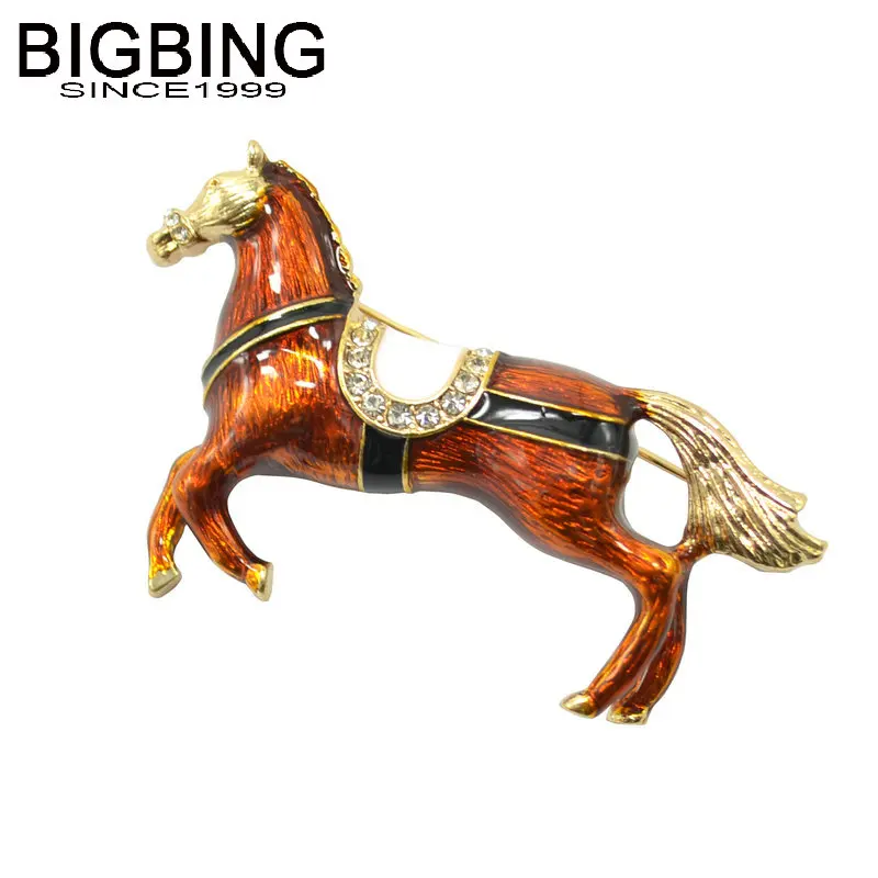 Q041 BIGBING Fashion jewelry golden brown Horse brooch fashion women Brooch fashion good quality nickel free
Q041 BIGBING Fashion jewelry golden brown Horse brooch fashion women Brooch fashion good quality nickel free