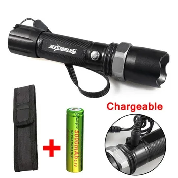 SKYWOLFEYE FlashlightZoom 8000 Lm LED Tactical Military Torch Police Focus Light+cloth cover+18650 battery for Hiking hunting
SKYWOLFEYE FlashlightZoom 8000 Lm LED Tactical Military Torch Police Focus Light+cloth cover+18650 battery for Hiking hunting