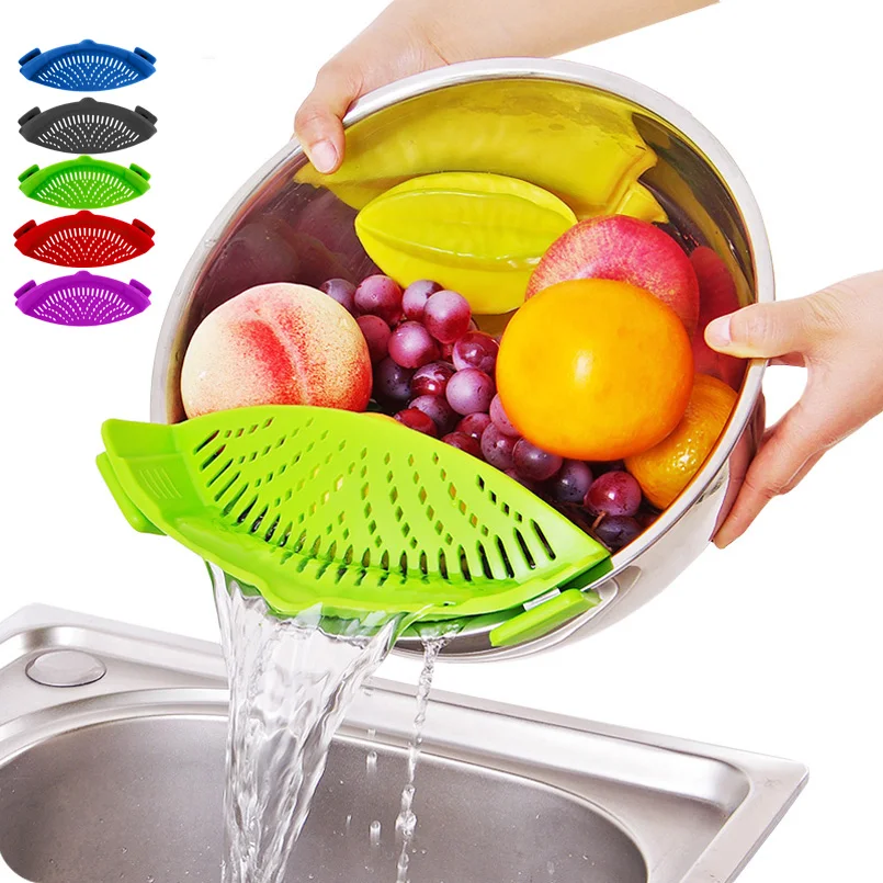 2018 Multifunction Silicone Cooking Tool Fun Shape Pot Drain Pan Strainer Liquid Drainer Kitchen Colander For Pans Pots
2018 Multifunction Silicone Cooking Tool Fun Shape Pot Drain Pan Strainer Liquid Drainer Kitchen Colander For Pans Pots