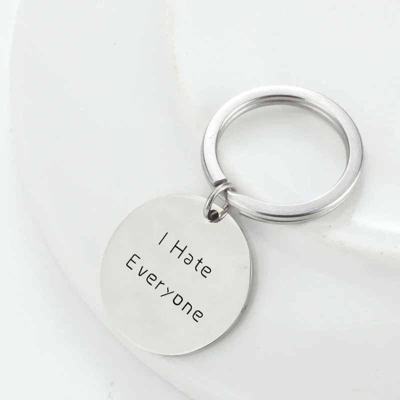JEPHNE Funny Keychain-I Hate Everyone Keychain Sarcastic Gift Emo Keychain Coworker Introvert Antisocial Key Ring Keyfob Gifts
JEPHNE Funny Keychain-I Hate Everyone Keychain Sarcastic Gift Emo Keychain Coworker Introvert Antisocial Key Ring Keyfob Gifts