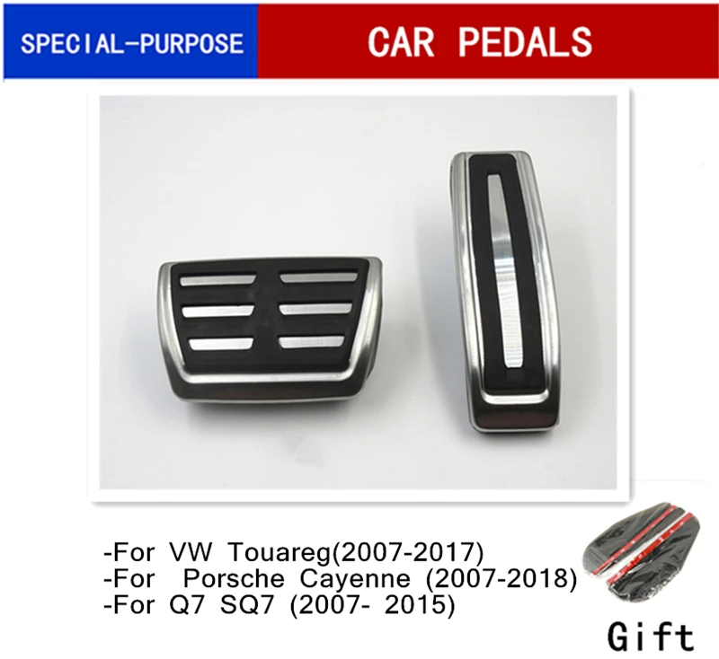 Auto Accessories Aluminium car pedals For Audi Q7 For Porsche Cayenne car accelerator pedal foot skid plate/Non-slip pedal
Auto Accessories Aluminium car pedals For Audi Q7 For Porsche Cayenne car accelerator pedal foot skid plate/Non-slip pedal