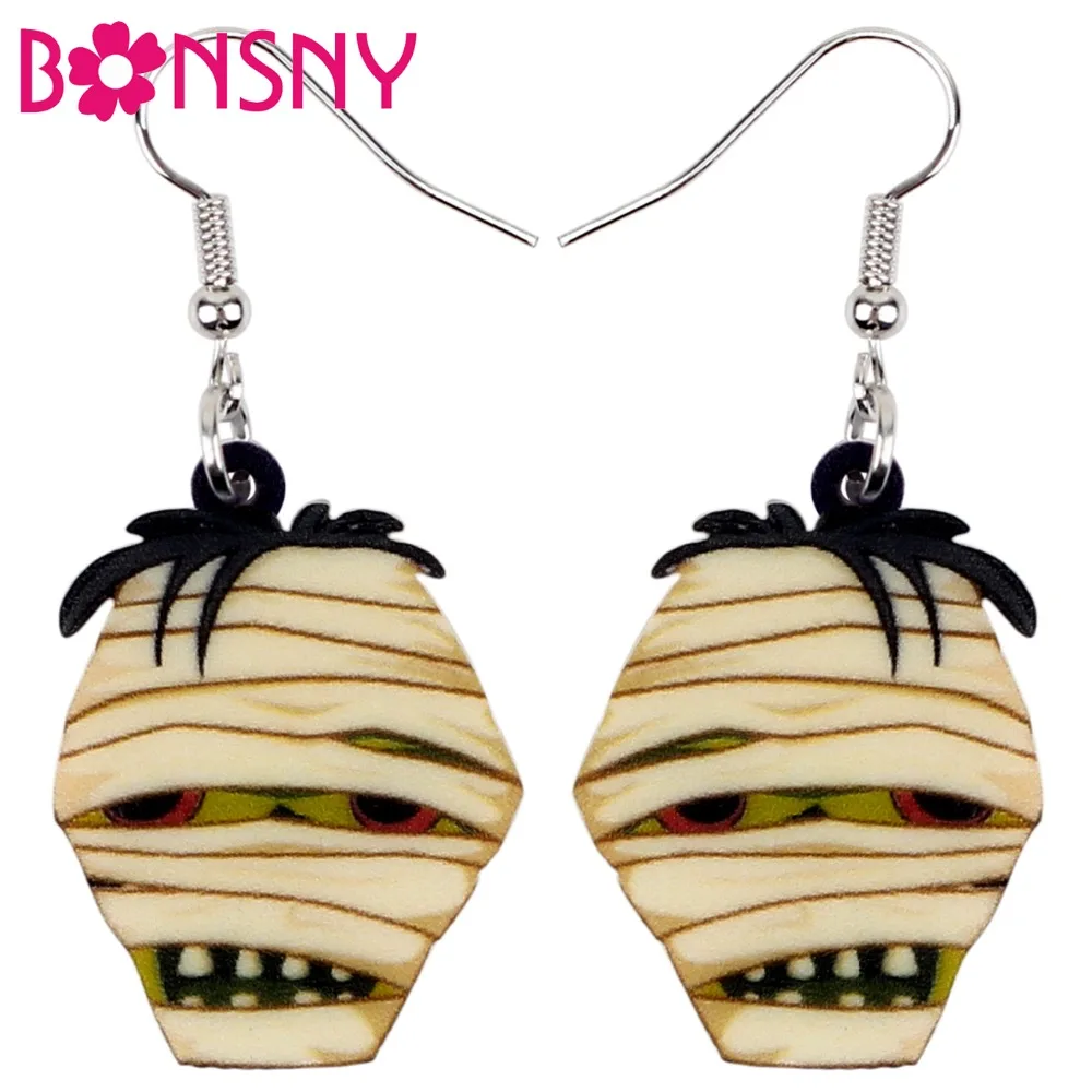 Bonsny Acrylic Halloween Bandage Skull Earrings Drop Dangle Big Long Animal Party Decoration Jewelry For Women Girls Teens Gift
Bonsny Acrylic Halloween Bandage Skull Earrings Drop Dangle Big Long Animal Party Decoration Jewelry For Women Girls Teens Gift