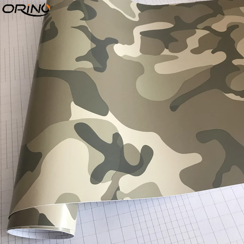 Desert Camouflage Vinyl Film Sticker DIY Motorcycle Automobiles Car Styling Desert Car Wraps Foil Covering With Air Bubble Free
Desert Camouflage Vinyl Film Sticker DIY Motorcycle Automobiles Car Styling Desert Car Wraps Foil Covering With Air Bubble Free