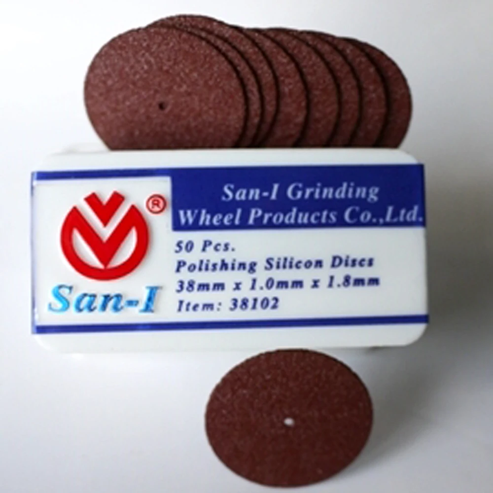 Dental Lab Technician Materials San-1 Polishing Silicon Discs For Metal Copings 38*1.0*1.8mm,50 pcs/box
Dental Lab Technician Materials San-1 Polishing Silicon Discs For Metal Copings 38*1.0*1.8mm,50 pcs/box